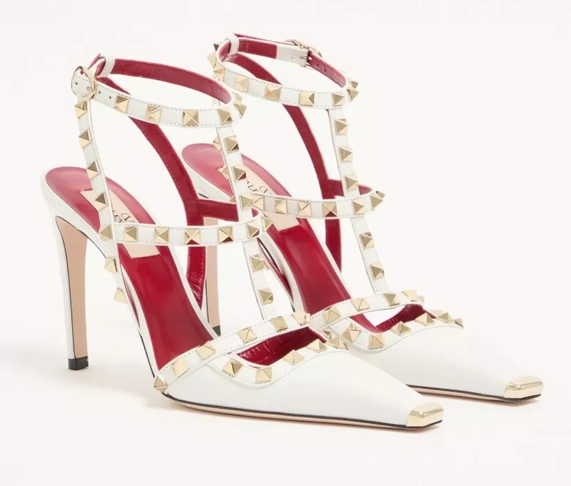 Valentino Rockstud Kidskin Pumps