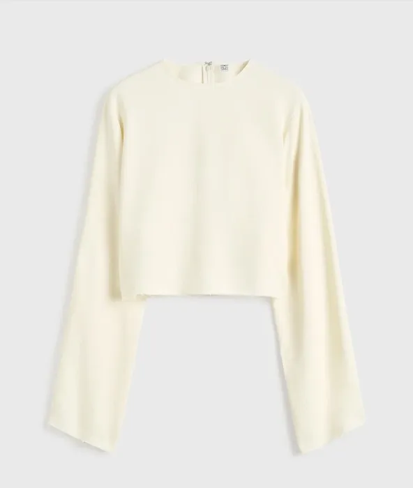Sablé blouse macadamia | TOTEME