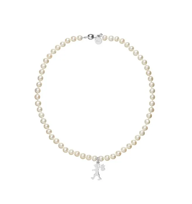 Karen Walker Girl With All The Pearls Necklace - Sterling Silver