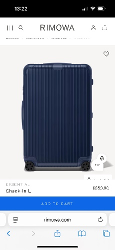 Rimowa suitcase