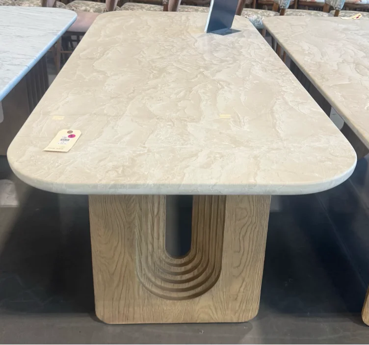 Marble & wood table