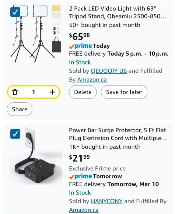 Video production equipment kit