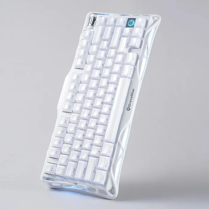 GravaStar Mercury K1 Mechanical Keyboard (White)