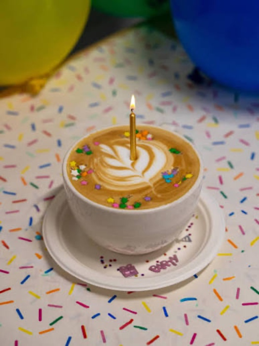 BIRTHDAY LATTE!!!