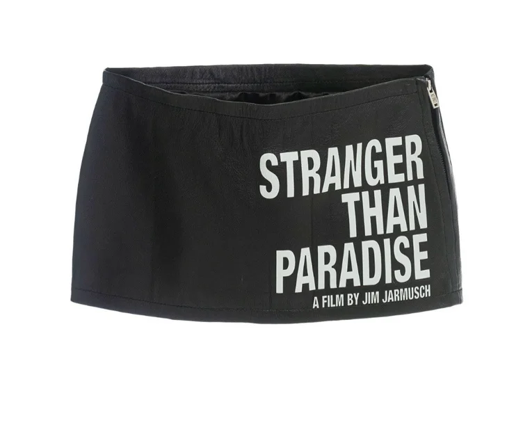 Stranger Leather Mini Skirt