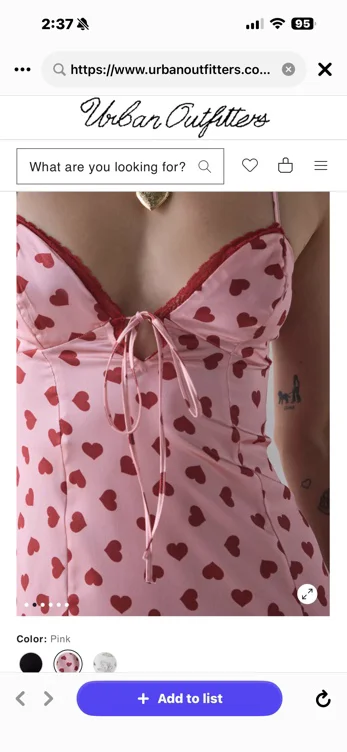 Out From Under Beauty Sleep Lace-Up Tie Satin Slip