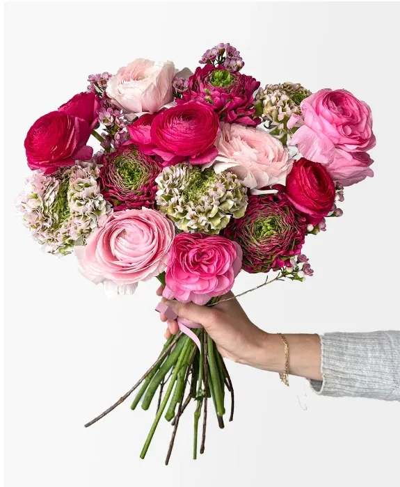 Ranuncu-kiss (Grower's mix, 17 Stems) - Valentine's day flowers