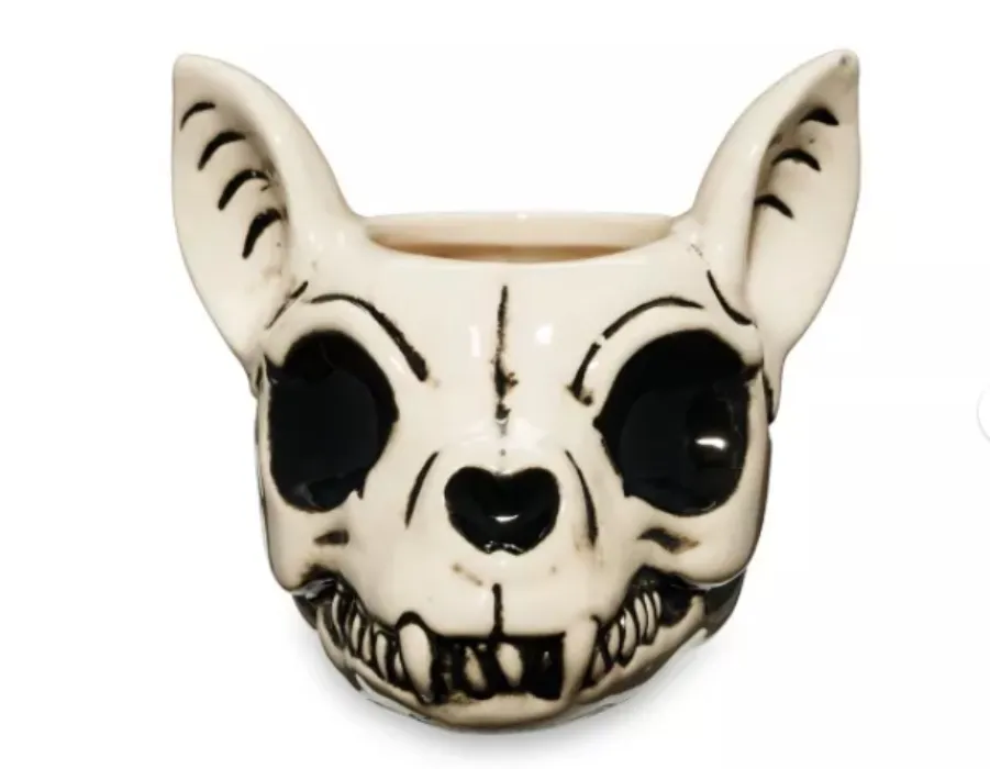 Cat Skull Molded Shot Glass - 1.5 oz. - Spencer's