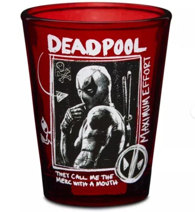 Deadpool Poster Shot Glass 2 oz. - Marvel - Spencer's