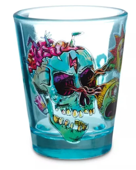 Skull Rick and Morty Shot Glass - 1.5 oz. - Spencer's