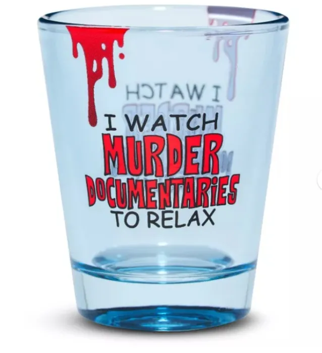 Murder Documentaries Shot Glass - 2 oz. - Spencer's