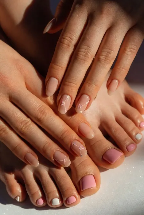 Monthly Manicure + Pedicure ✨