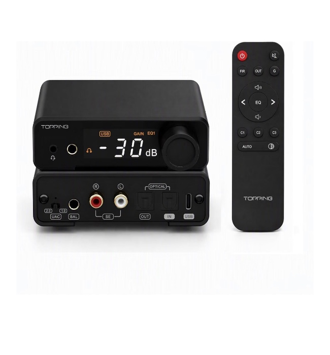 Topping DX1 II Gaming HiFi DAC Headphone Amplifier - ES9039Q2M 1000mW × 2 Fully Balanced Headphone Amplifier Compatible with Gaming Headsets (Black) : Amazon.com.be: Electronics