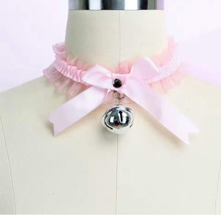 Lace collar PINK