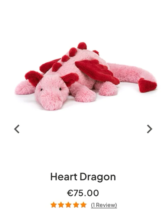 Jelly cat heart dragon