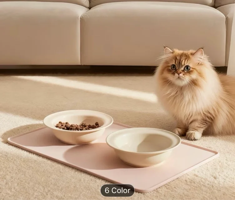 Pet feeding mat - PINK