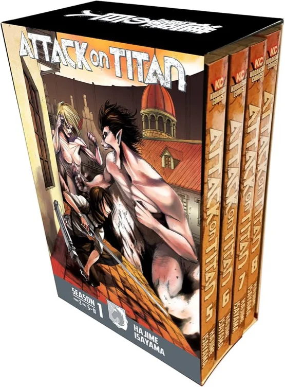Attack on titan manga box set 1 to 7 