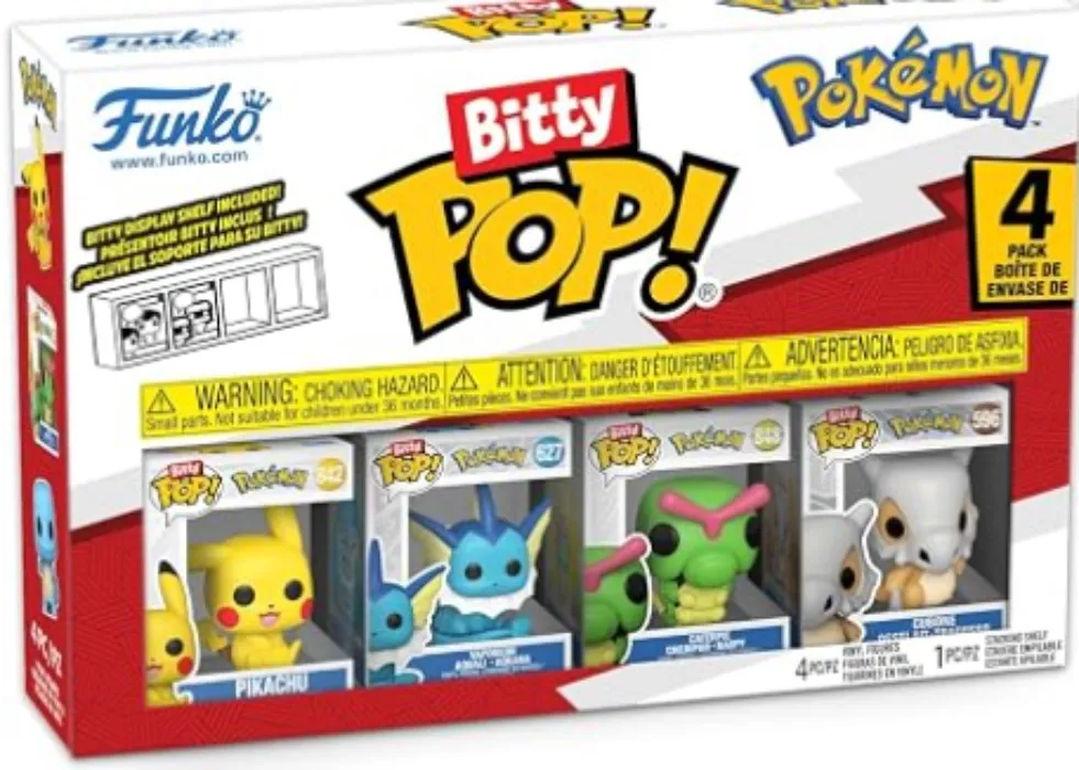 Bitty Pop 4 Pack: Pokemon