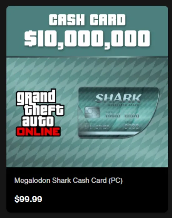 Megalodon Shark Card