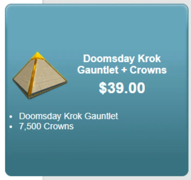 Wizard101 Doomsday Krok Gauntlet