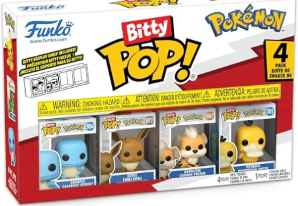 Bitty Pop 4 Pack: Pokemon 2