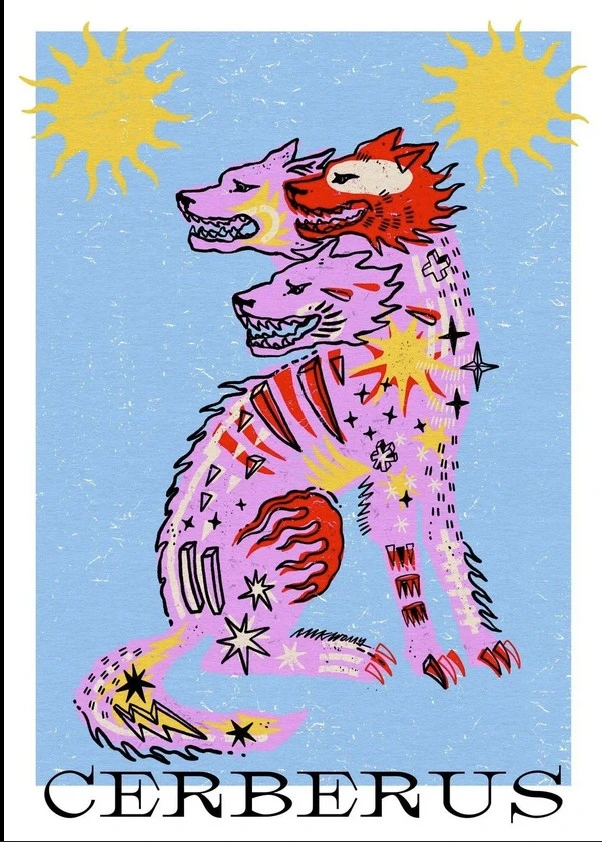 Cerberus art print from DROOL