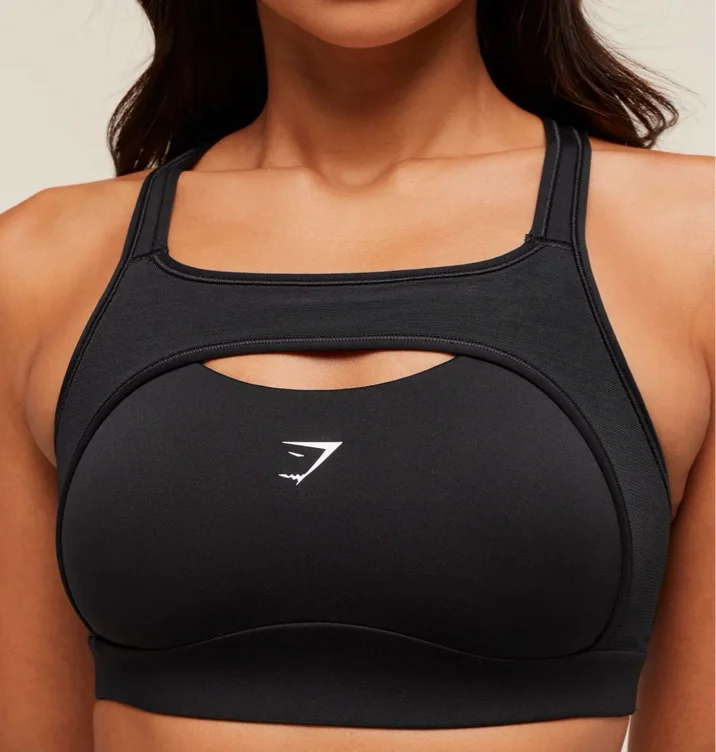 Gymshark Alpha High Support Sports Bra - Black