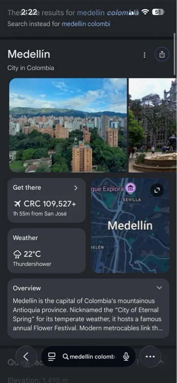 Trip to Medellin CO