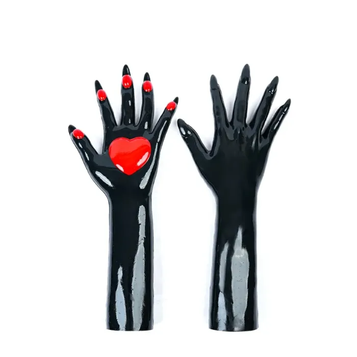 Silicone Heart Long Nail Gloves – FeturaX