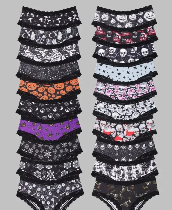 20 pack of alternative halloween boxer brief women's panties underwear 