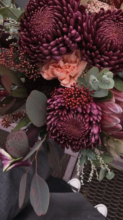 Fresh seasonal blooms for the studio