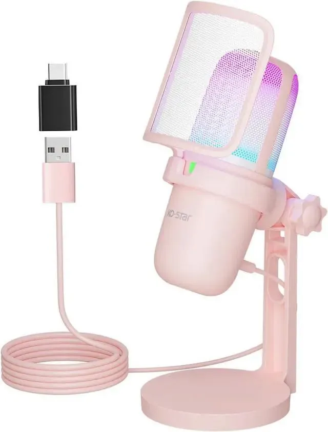 Micrófono pink podcast 💕