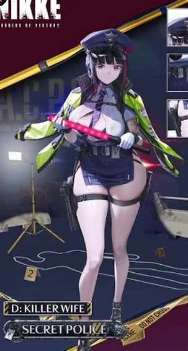Nikke I Killer wife D: Police Skin