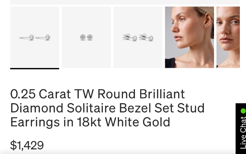 Diamond Solitaire studs 