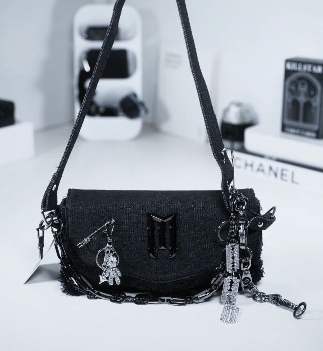 Black Denim Bag 