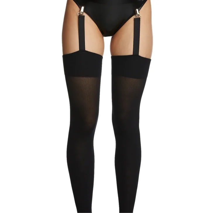 Clip Garter Thigh Highs