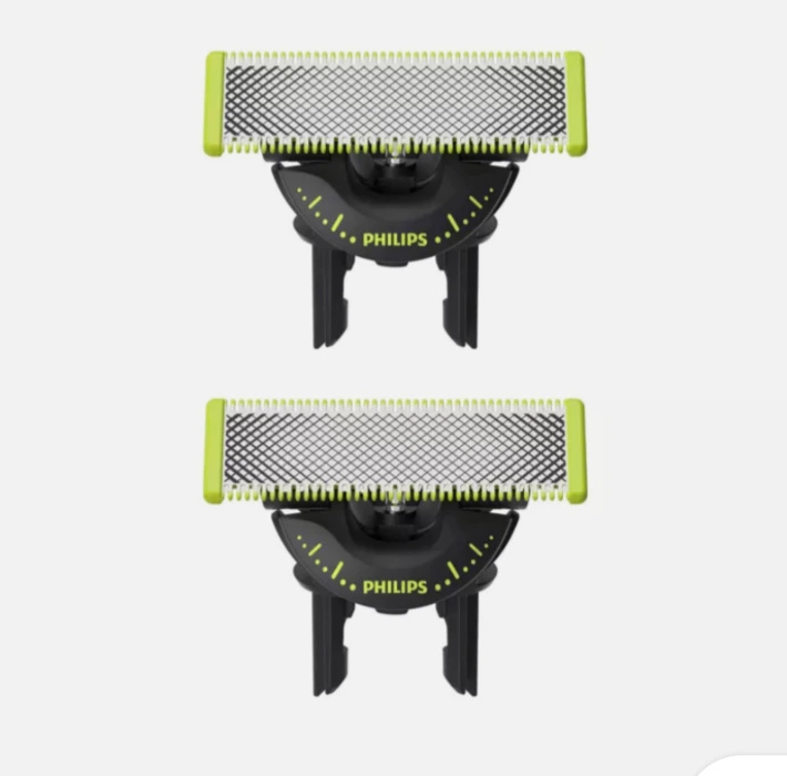 Philips OneBlade ErsatzKlingen x2, 360-Grad, Passt auf alle OneBlade Handstücke