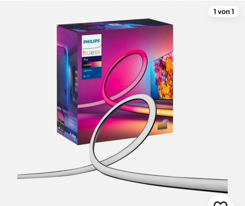 PHILIPS Hue Play Gradient 65 Zoll Lightstrip 16 Mio. Farben