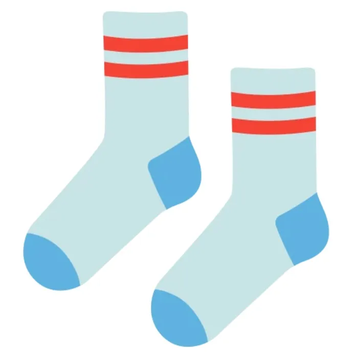 Socks (of your choice)