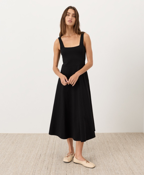 Organic Cotton Dress in Black
