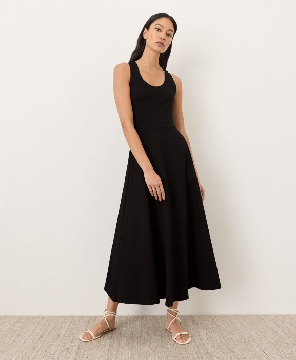 Organic Cotton Dress in Black