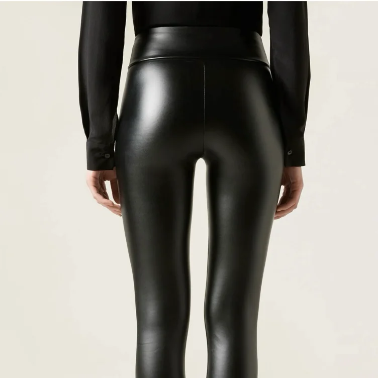 Thermohose in Lederoptik