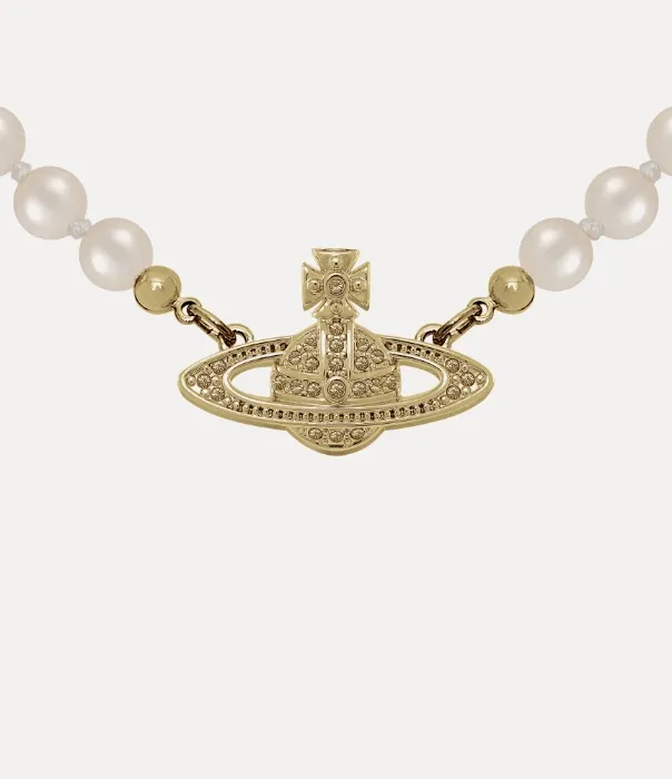 Vivienne Westwood - Mini Bas Relief Pearl Choker