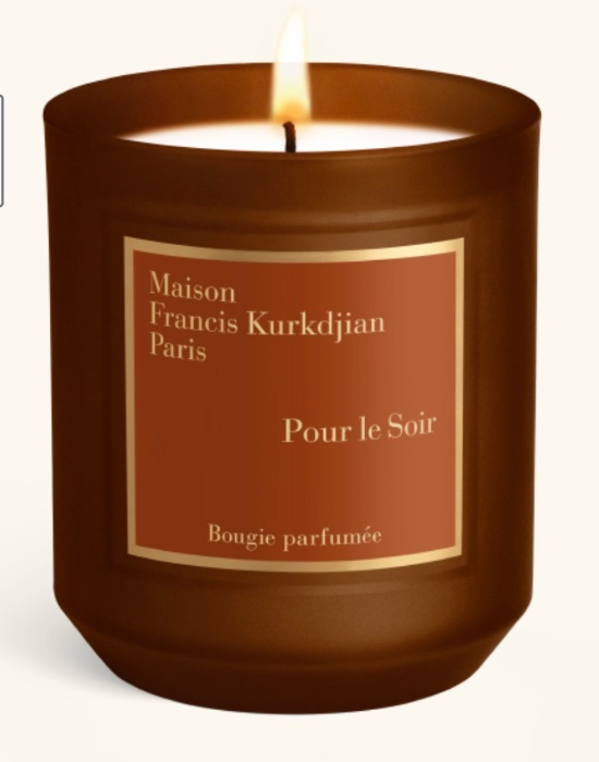 Pour le soir candle