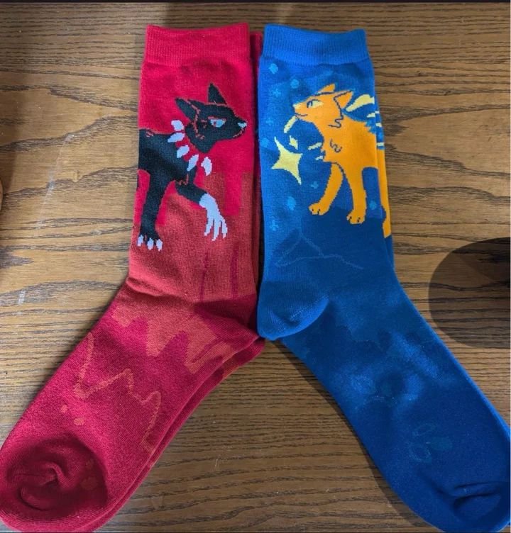 Warrior cat socks 