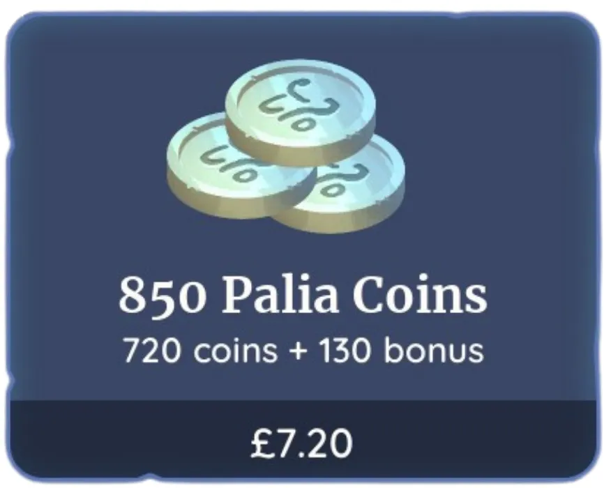 850 Palia Coins