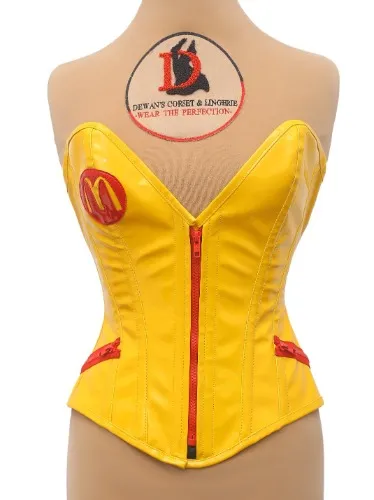 McDonald's Corset Yellow and Red PVC 