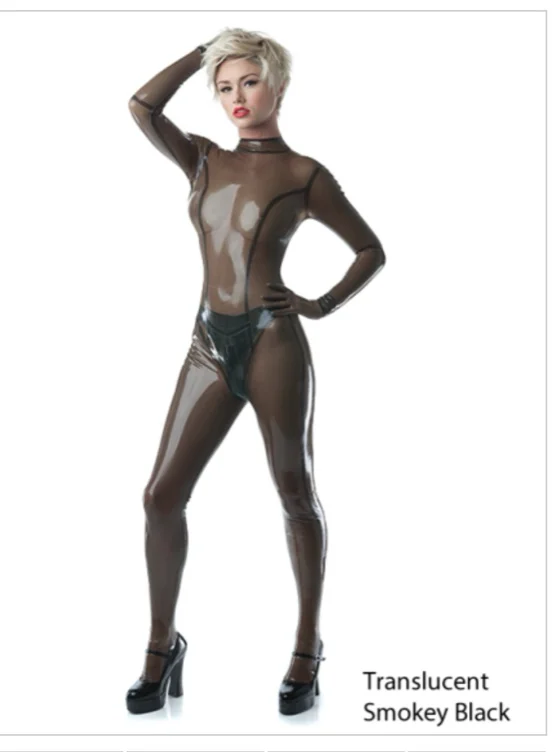 TRANSLUCENT BLACK Princess Catsuit