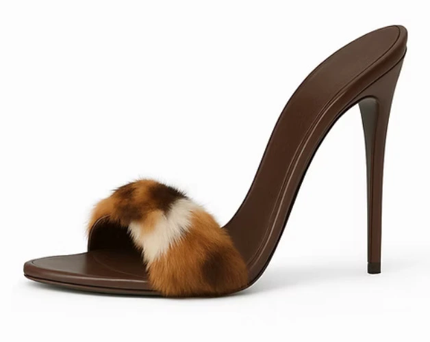 The Luxe Fur Mule 