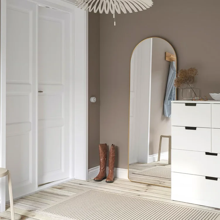 LINDBYN Mirror - gold 23 5/8x66 7/8 "
